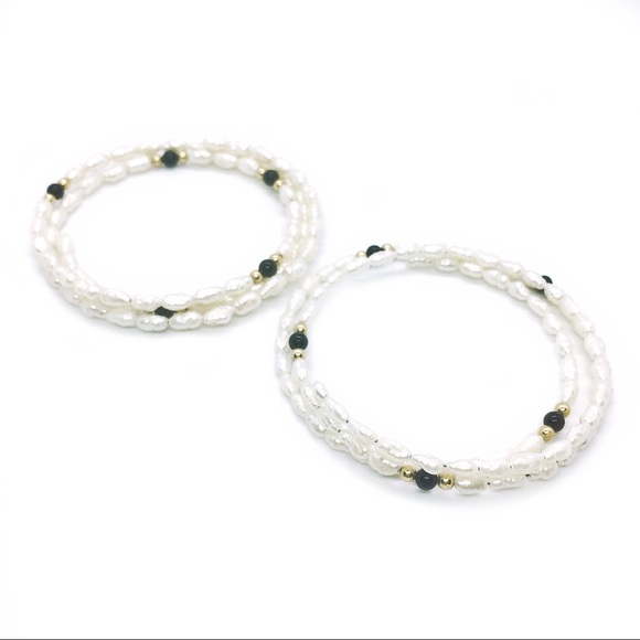 ‼️SOLD‼️⚜️𝙋𝙀𝘼𝙍𝙇 𝘽𝙧𝙖𝙘𝙚𝙡𝙚𝙩𝙨 [2] - Picture 2 of 3